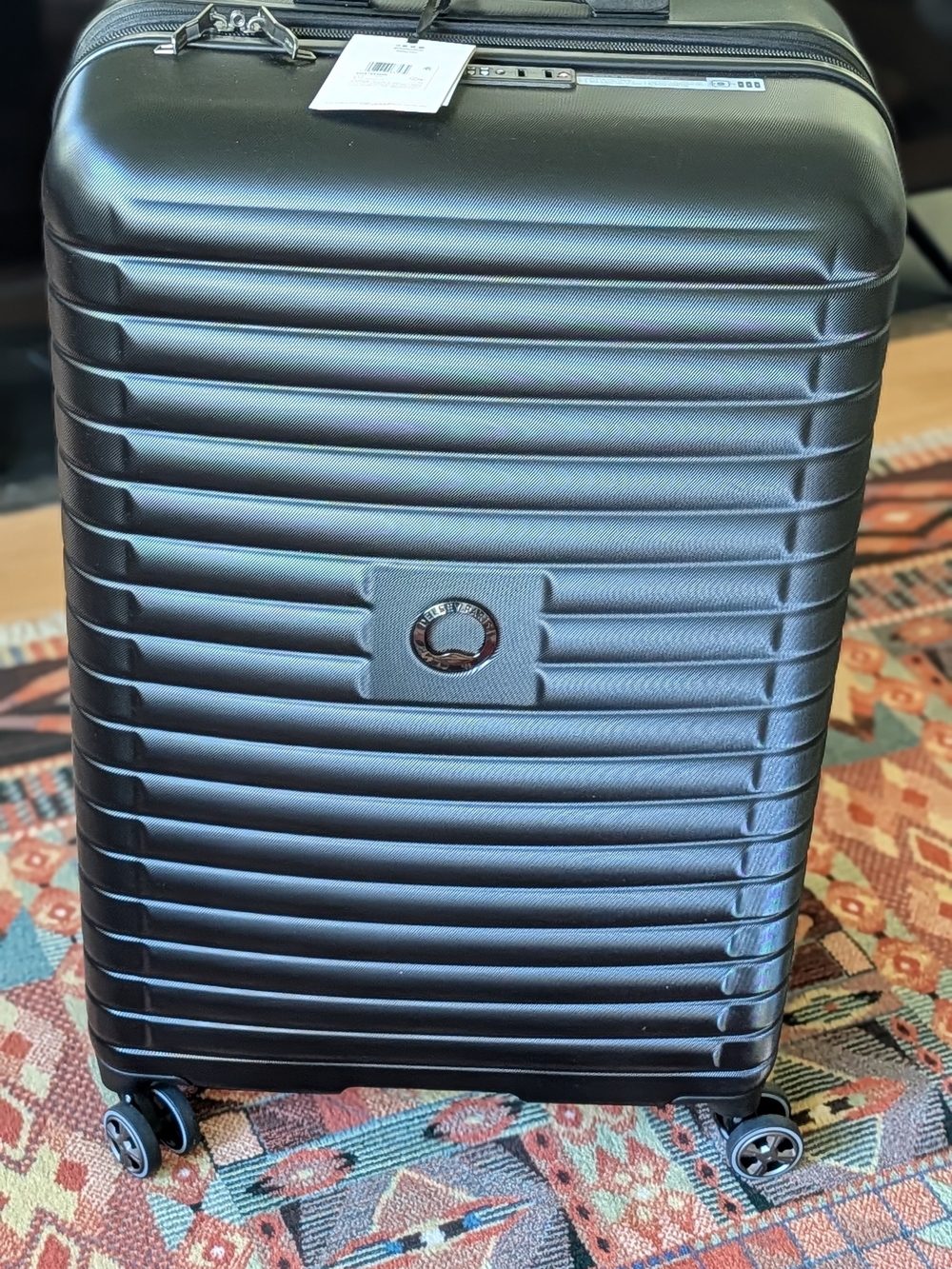 Delsey Hardshell Large Luggage - Black